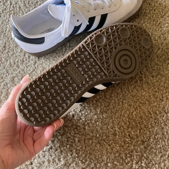 Adidas Samba White and Black Sneakers - Picture 3 of 4